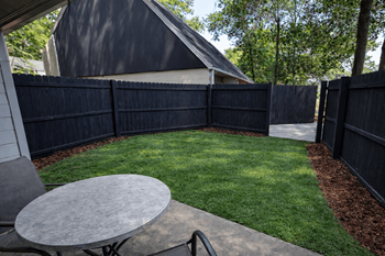 Fenced backyards